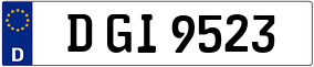 Truck License Plate